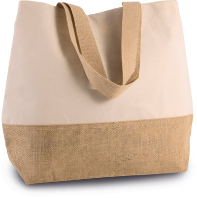 Shopper van jute- & katoencanvas ▪ 5 kleuren