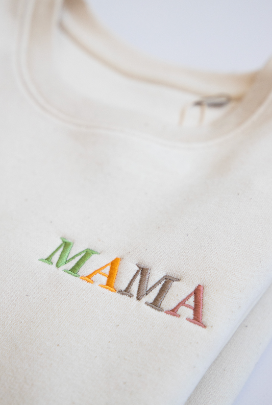 Mama -regenboog- sweater