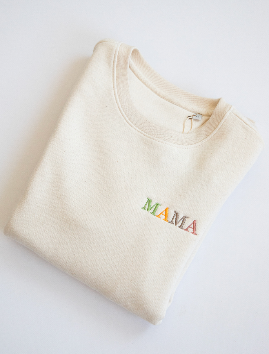 Mama -regenboog- sweater