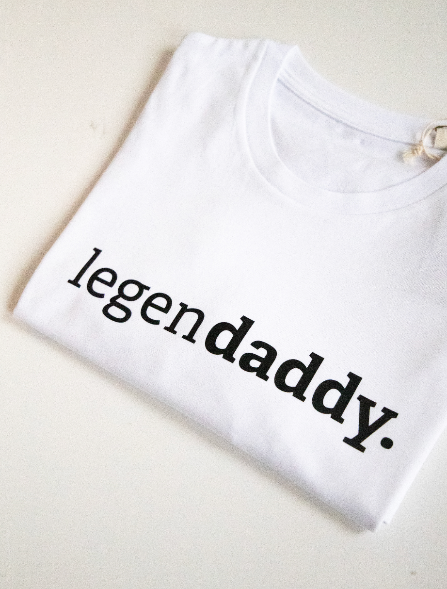 SALE: Legendaddy tshirt wit - Maat S