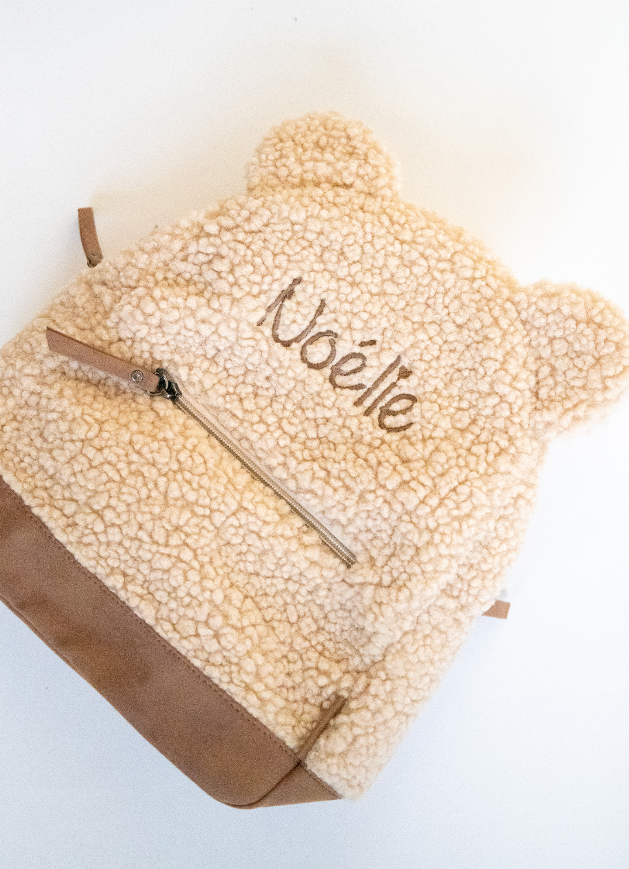 Rugzak Teddy met oortjes ▪ Crème