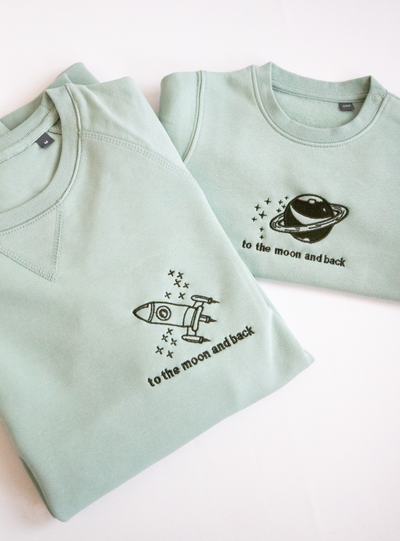 To the moon and back / Setje in kleur Sage