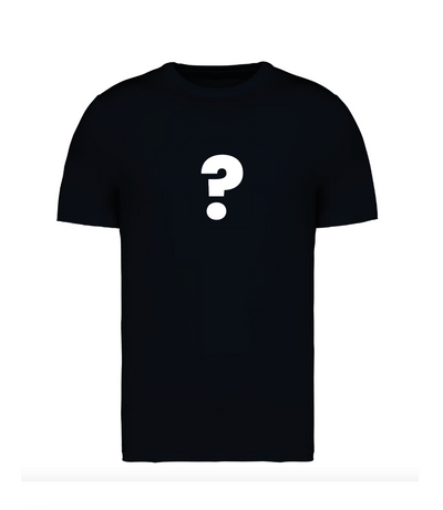 Tshirt zwart - maat XS - bedrukking naar keuze