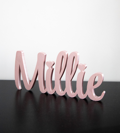 3D print • Naam geschreven letters