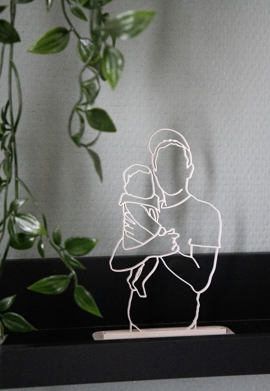 3D print ▪ Lijntekening staander 21 cm