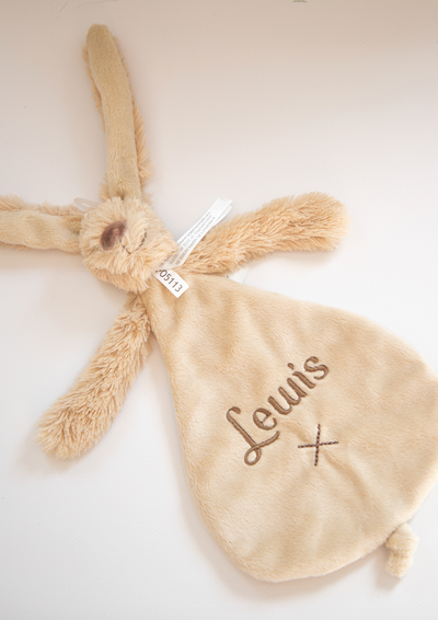 Konijn Richie Knuffeldoekje ▪ Beige