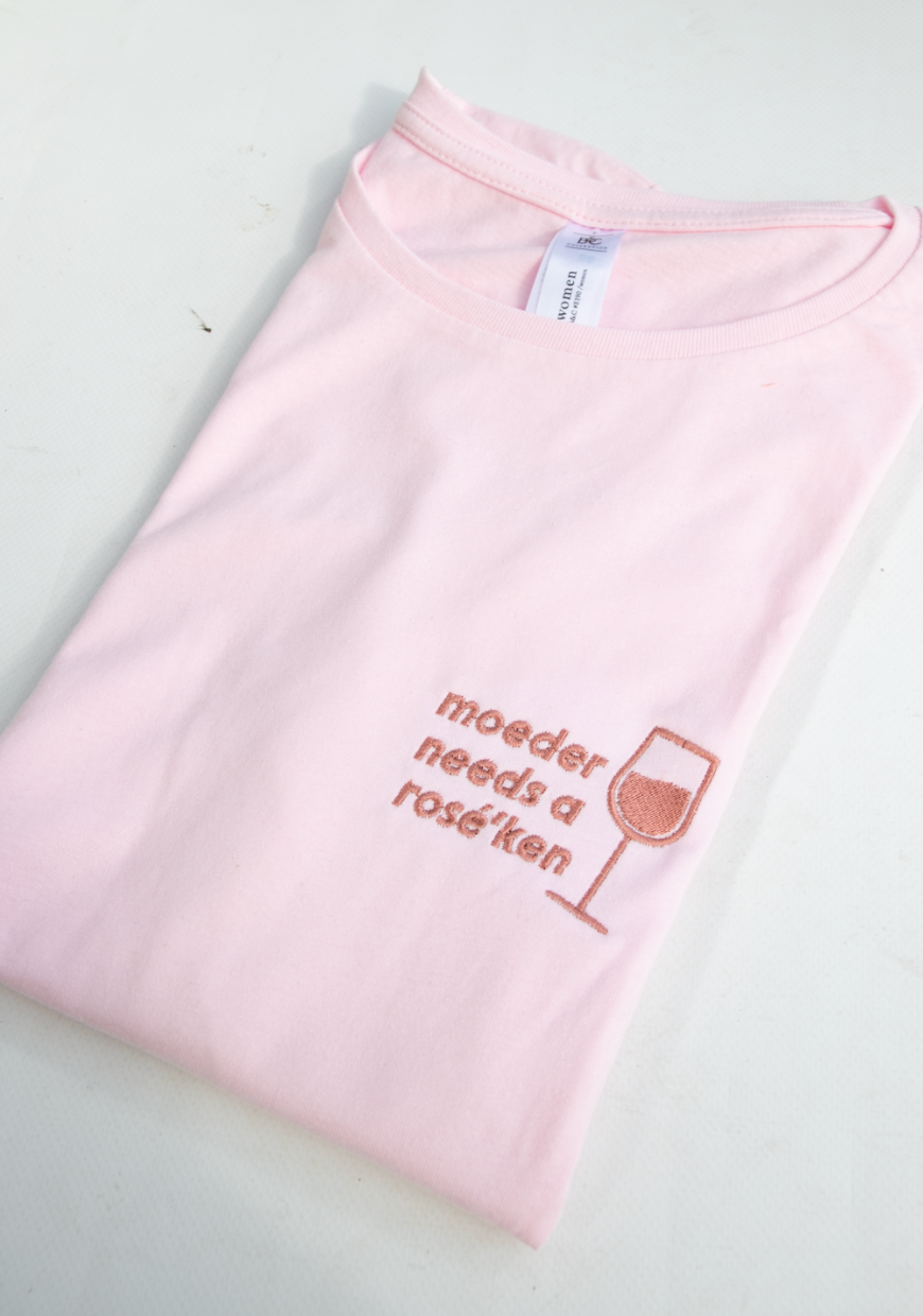 Moeder needs a rosé'ken ▪ Roze ▪ maat L
