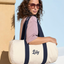 Sport- & logeertas 50cm ▪ Navy/Naturel