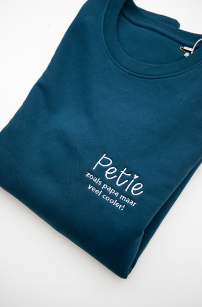 Peter/Petie, zoals papa maar veel cooler ▪ Sweater / Hoodie
