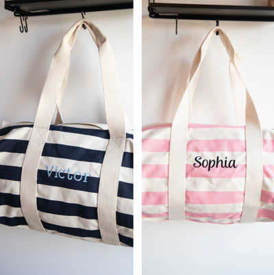 Sport- & logeertas 50cm Gestreept ▪ 2 kleuren