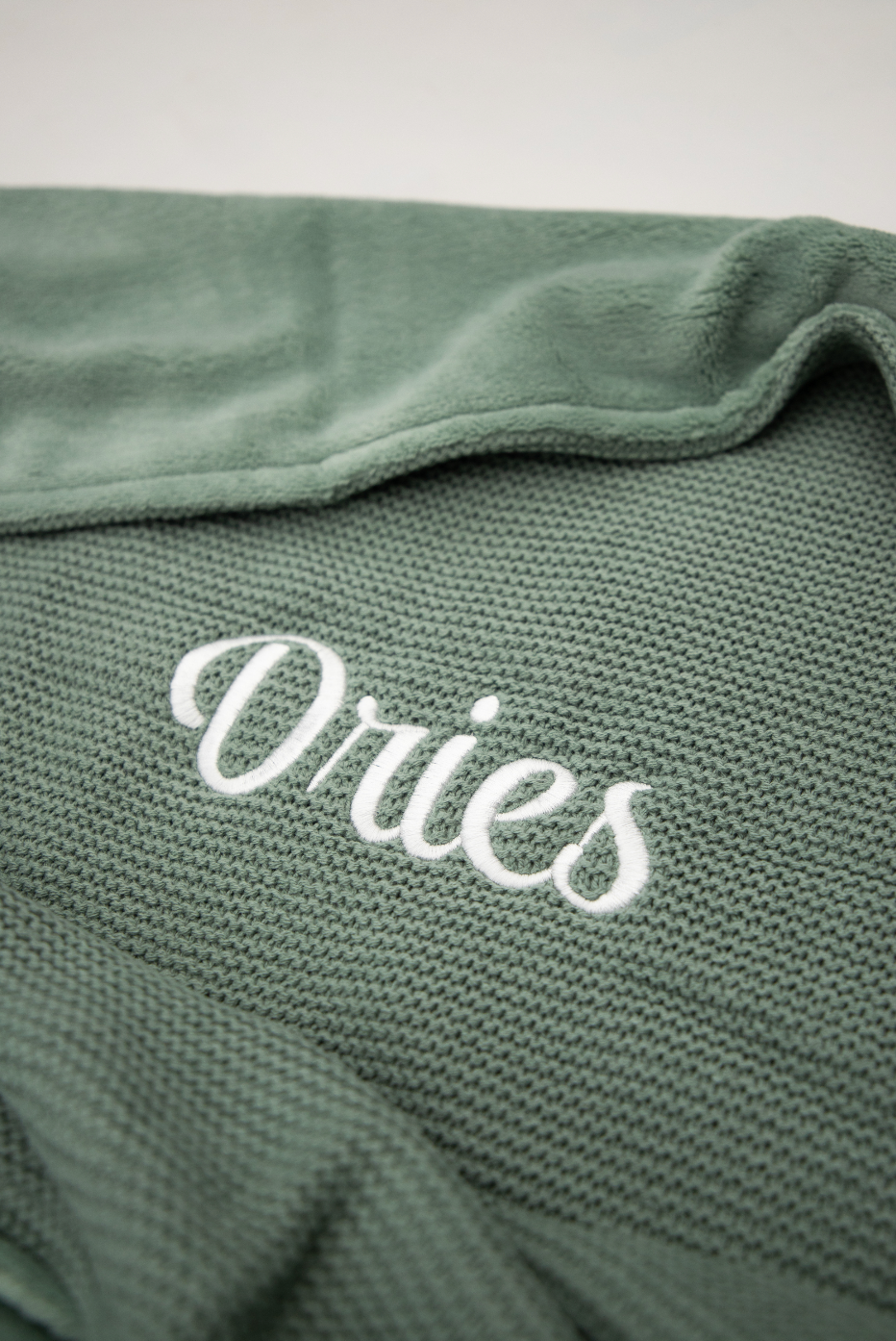 Dekentje 75x100 cm ▪ Basic Knit / Fleece ▪ Forest Green
