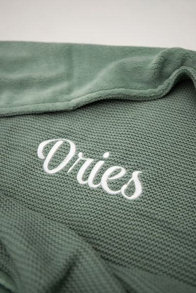 Dekentje 75x100 cm ▪ Basic Knit / Fleece ▪ Forest Green