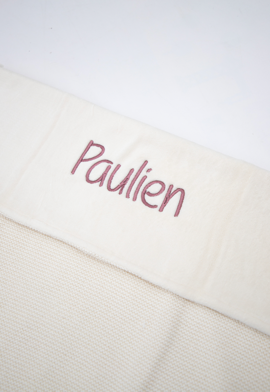 Dekentje 75x100 cm ▪ Basic Knit / Fleece ▪ Ivory