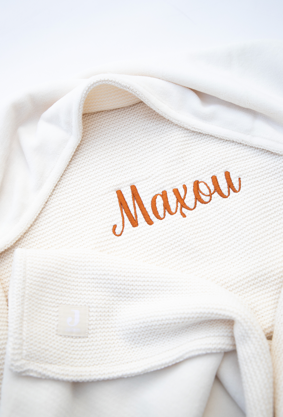 Dekentje 75x100 cm ▪ Basic Knit / Fleece ▪ Ivory