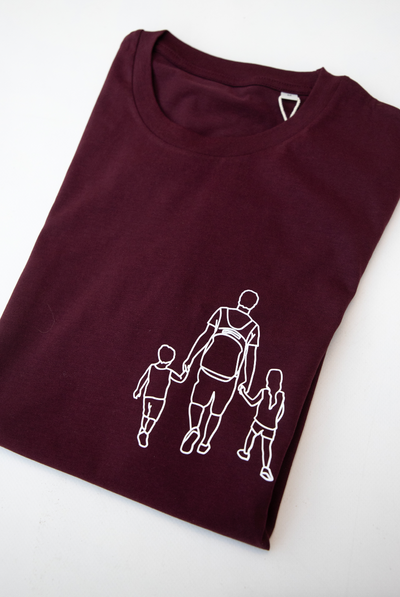 T-shirt met lijntekening ▪ bedrukt