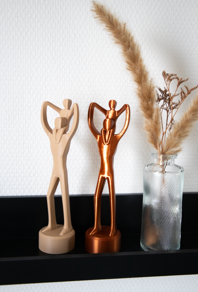 3D Print • Staander papa & kind • 20cm