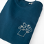 Sweater/hoodie met lijntekening ▪ geborduurd
