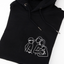 Sweater/hoodie met lijntekening ▪ geborduurd