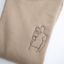Sweater/hoodie met lijntekening ▪ geborduurd