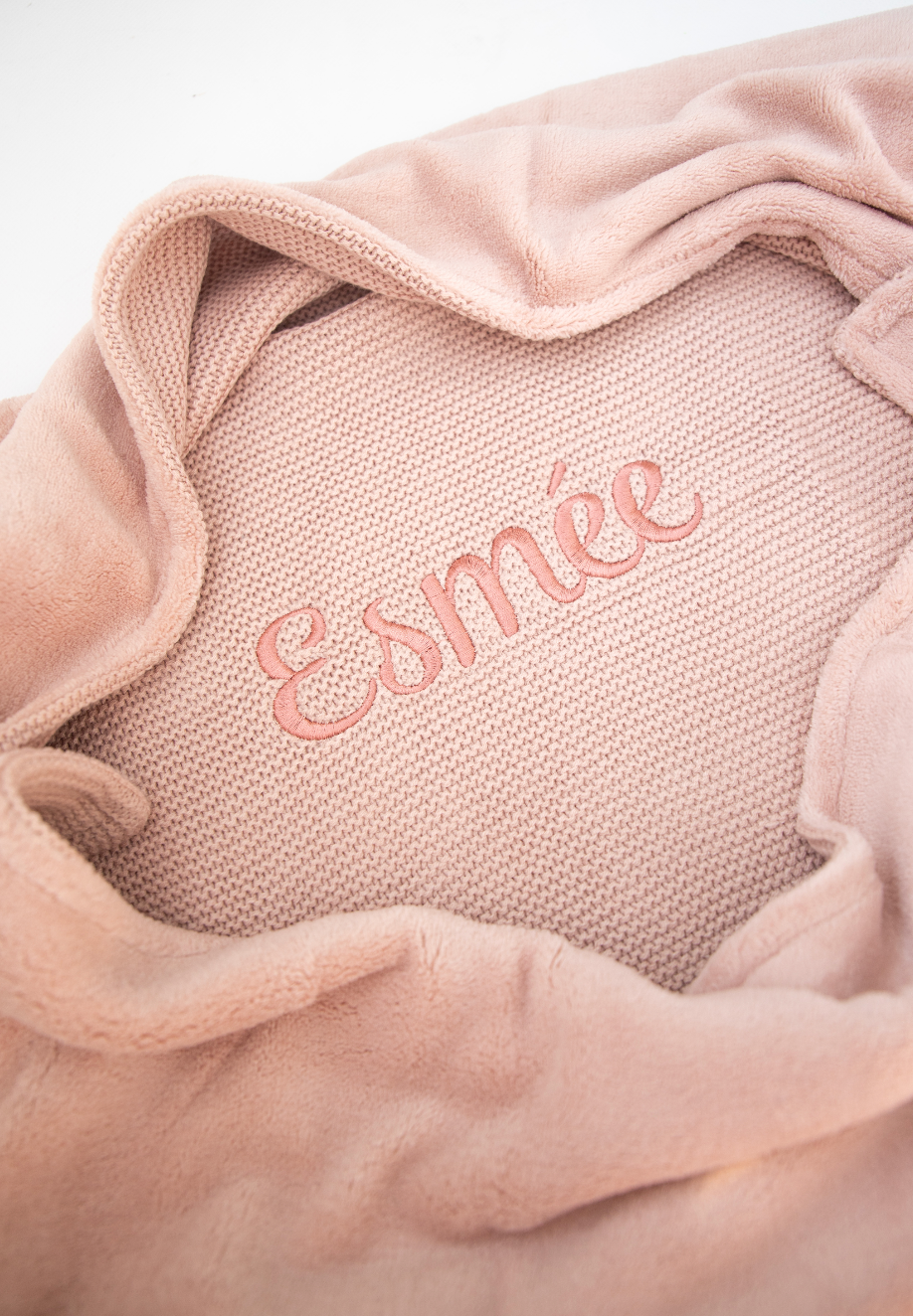 Dekentje 75x100 cm ▪ Basic Knit / Fleece ▪ Wild Rose