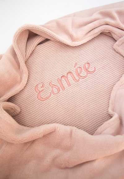 Dekentje 75x100 cm ▪ Basic Knit / Fleece ▪ Wild Rose