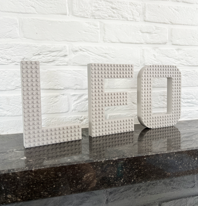 3D Print ▪ Naam in lego letters