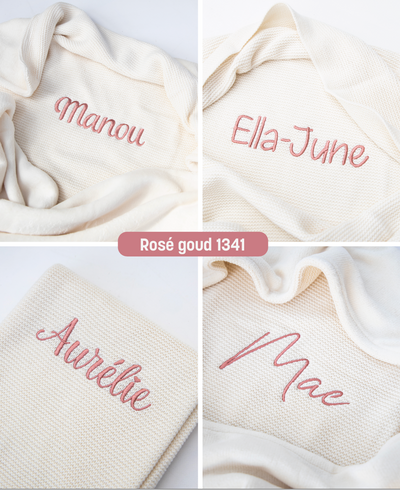 Dekentje 75x100 cm ▪ Basic Knit / Fleece ▪ Ivory