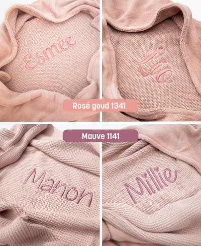 Dekentje 75x100 cm ▪ Basic Knit / Fleece ▪ Wild Rose