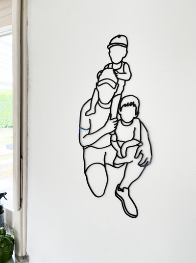 Lijntekening in Plexi