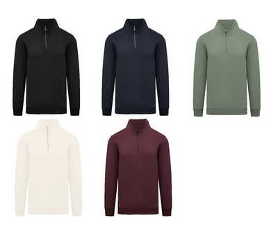 Herensweater met ritskraag ▪ Kies een ontwerp uit de collectie pagina