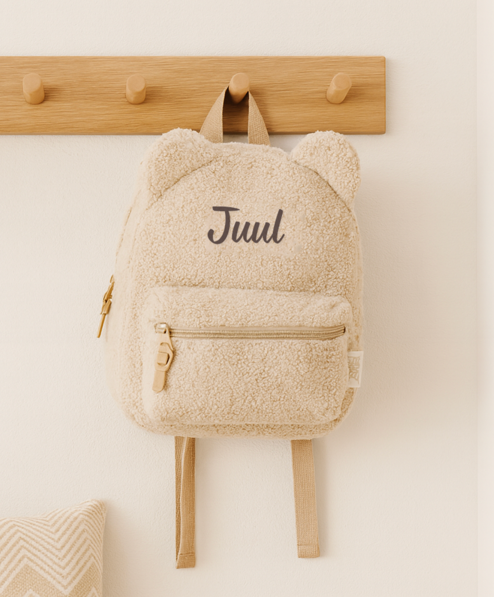 Rugzakje ▪ Teddy oortjes crème