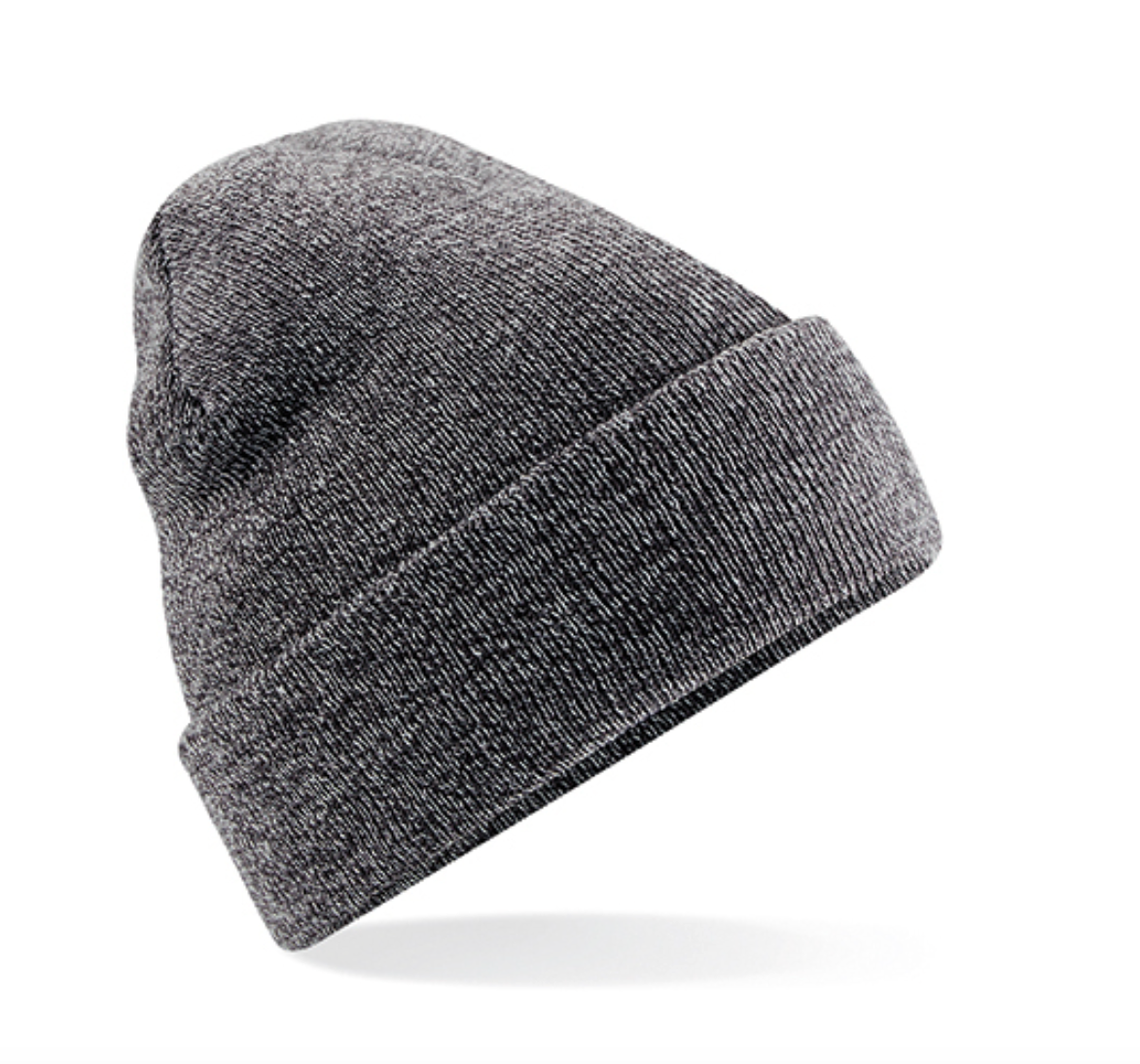 Muts beanie met borduring ▪ Antique Grey