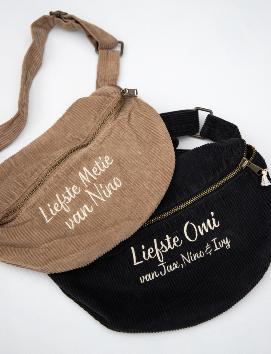 Heuptasje in ribfluweel ▪ 4 kleuren