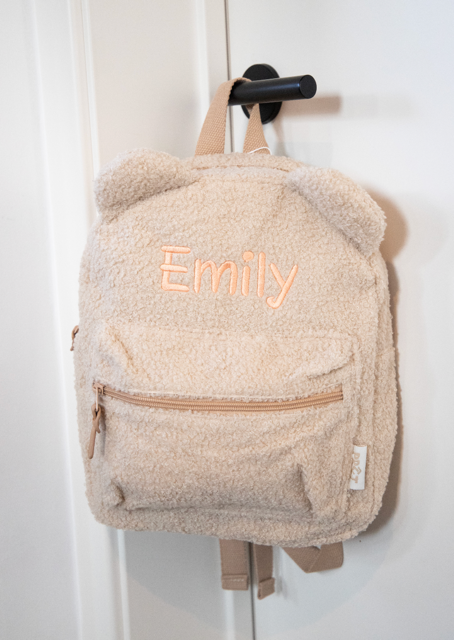 Rugzakje ▪ Teddy oortjes crème