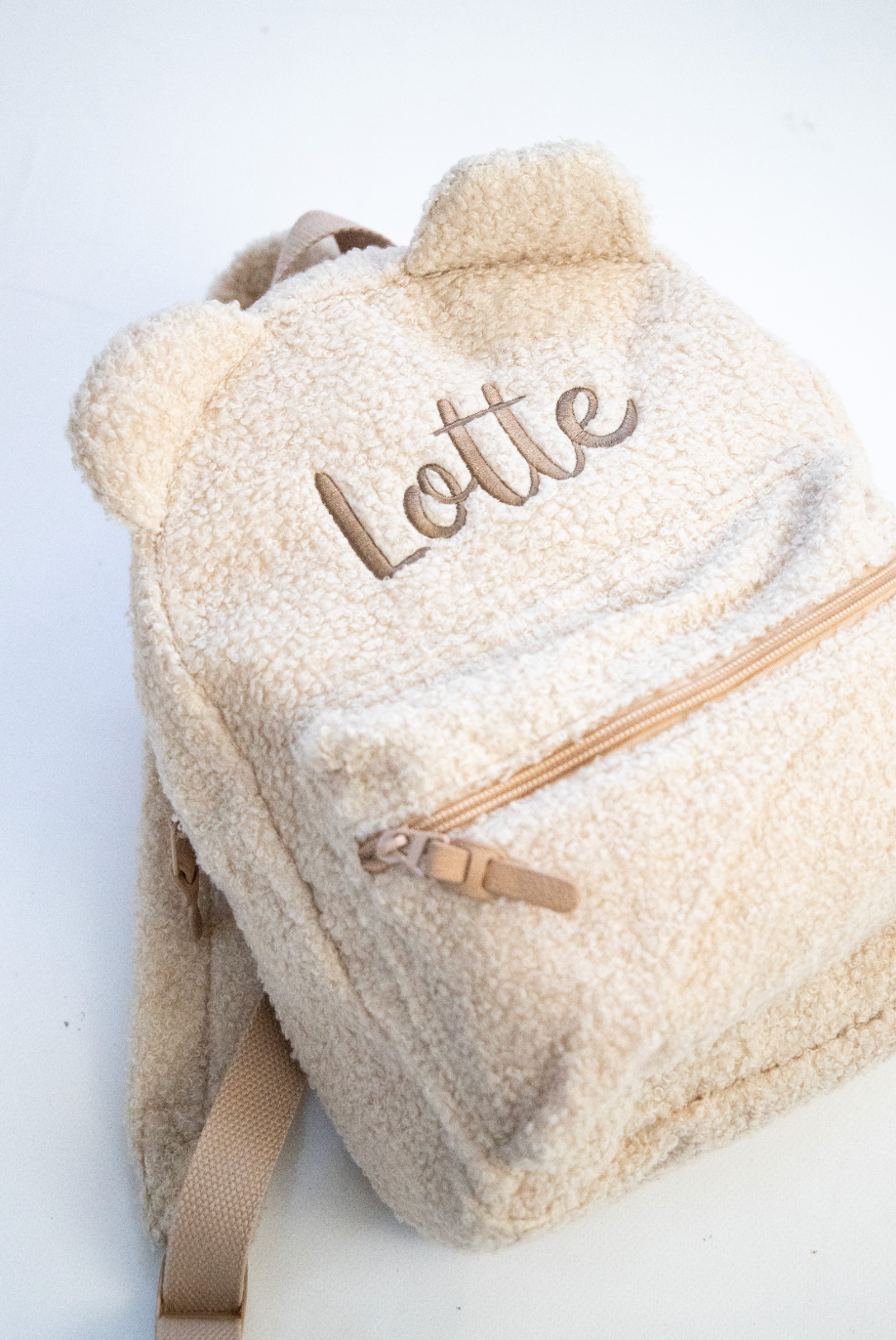 Rugzakje ▪ Teddy oortjes crème