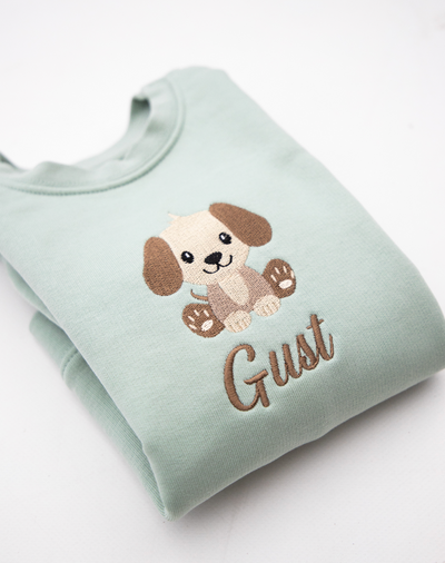 Babysweater eigen ontwerp ▪ 6M tot 36M