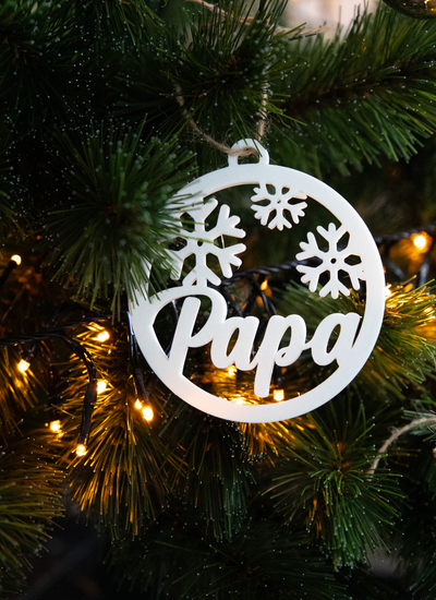 3D print • Kersthanger sneeuwvlok