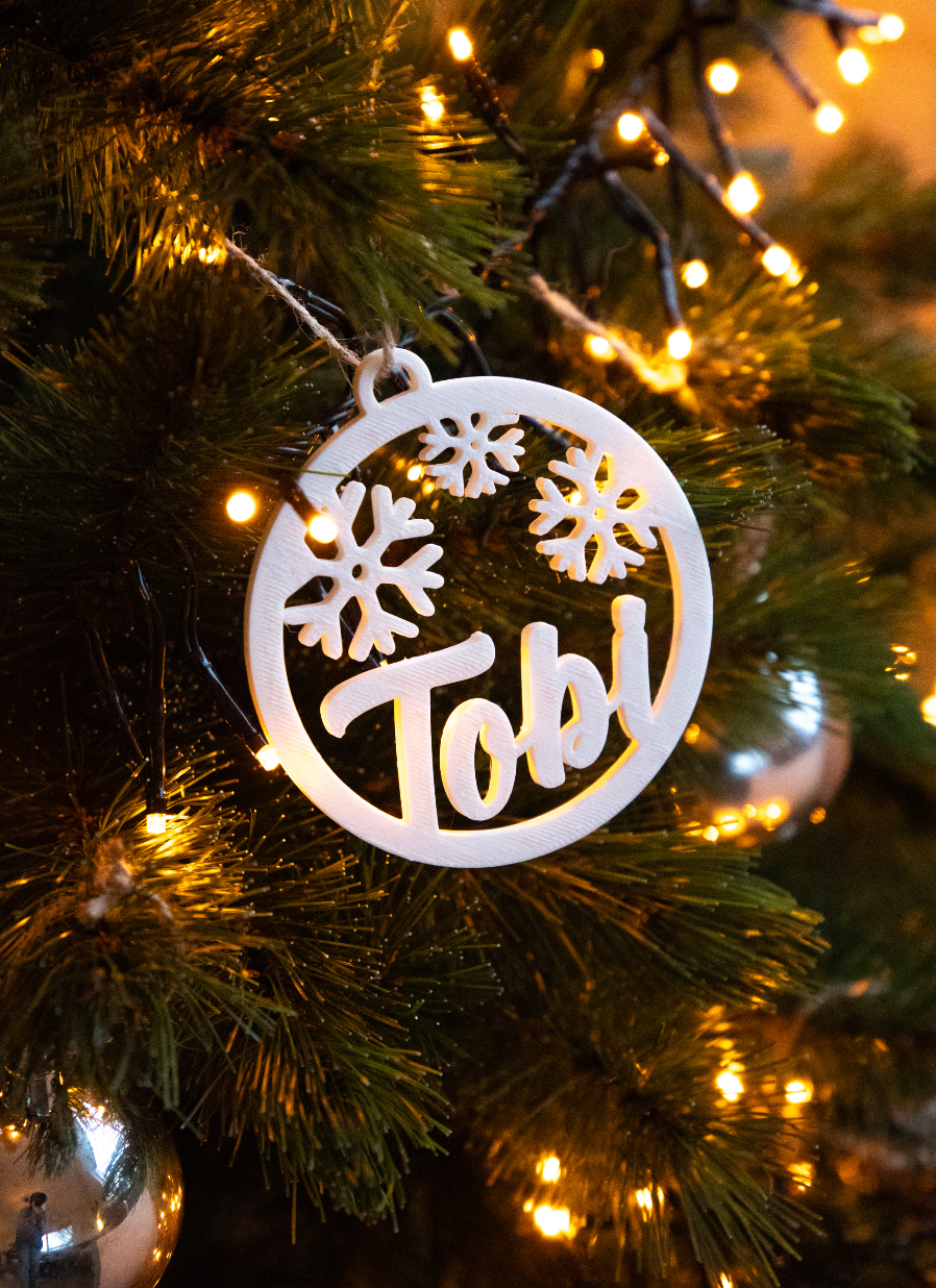 3D print • Kersthanger sneeuwvlok