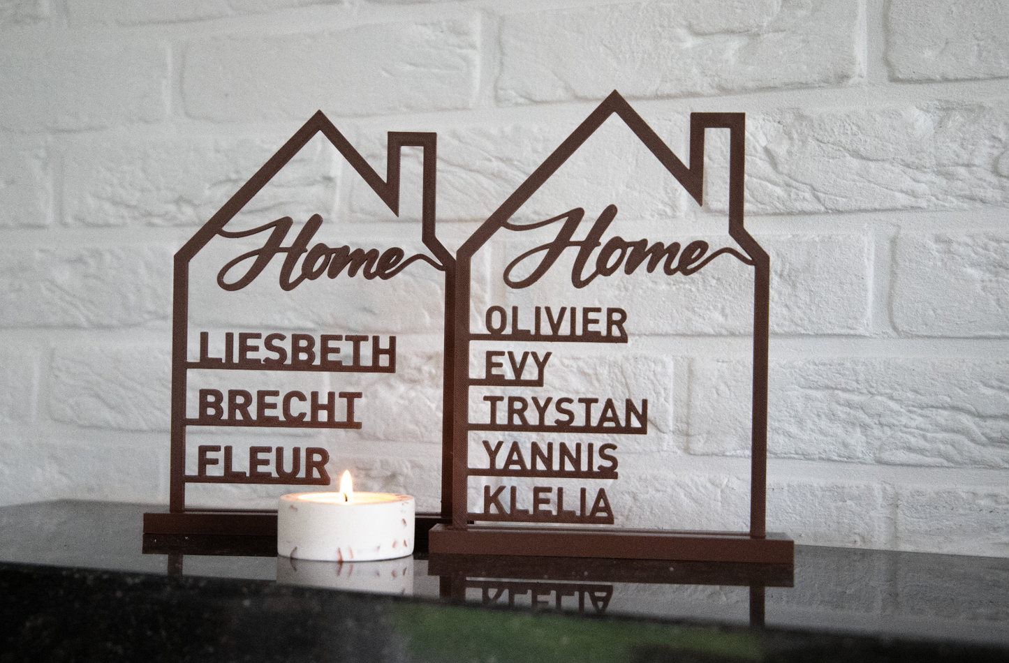 3D print • Huisje met namen