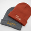 Muts beanie met borduring ▪ vanaf 2 jaar tot volwassene