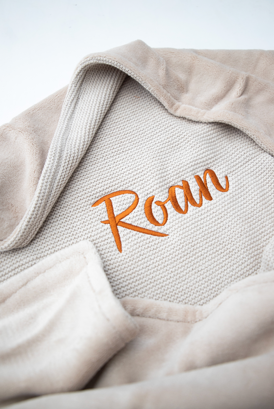 Dekentje 75x100 cm ▪ Basic Knit / Fleece ▪ Nougat