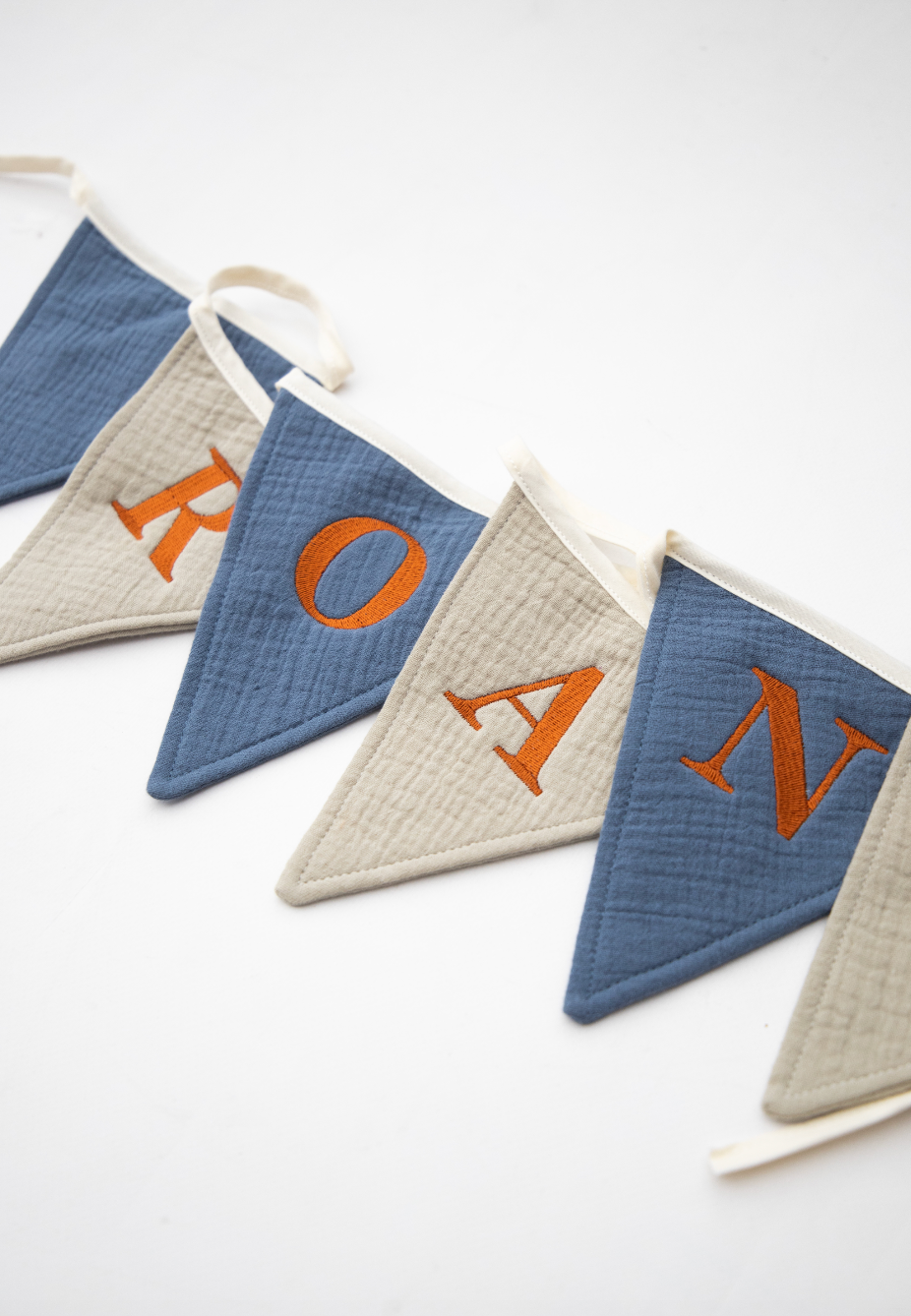 Vlaggenlijn ▪ Jeans Blue/Olive green