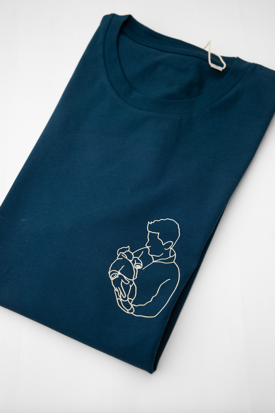 T-shirt met lijntekening ▪ bedrukt