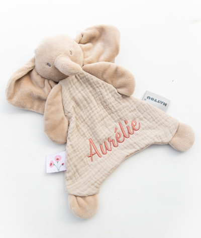 Nattou ▪ FanFan knuffeldoekje Olifant ▪ Zand