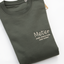 SALE // Meter sweater - kaki - maat S (valt als een M)