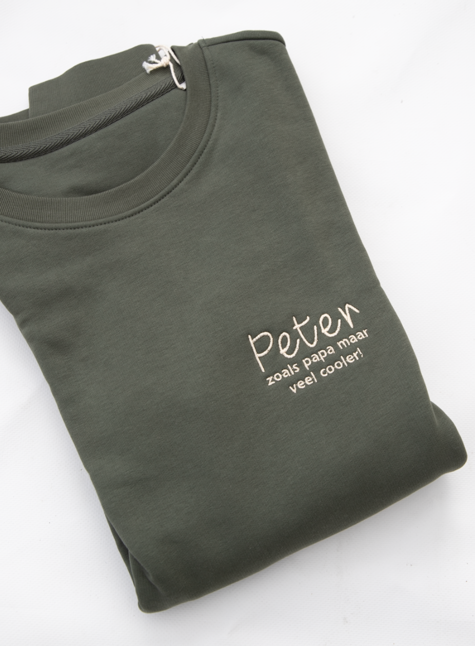 SALE // Peter sweater - kaki - maat L