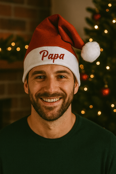 Kerstmuts met naam - Volwassenen