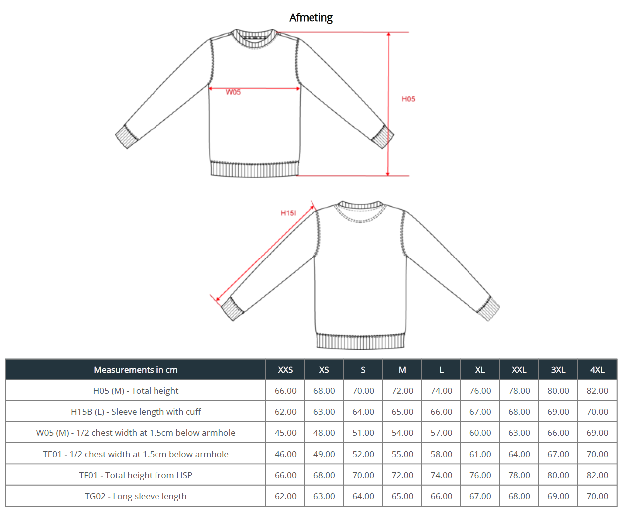 Uniseks sweater eigen ontwerp - met borduring