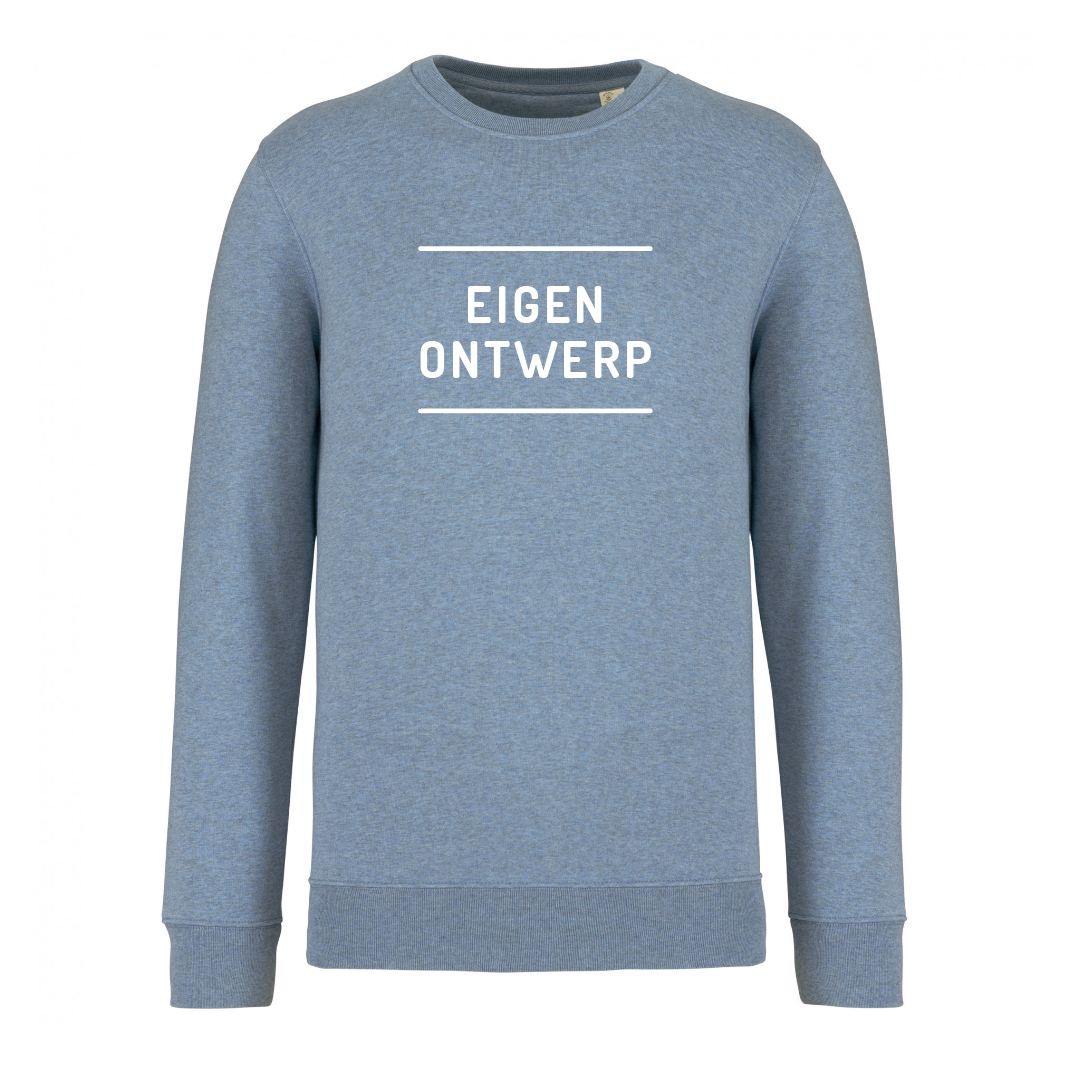 Uniseks sweater eigen ontwerp - met borduring